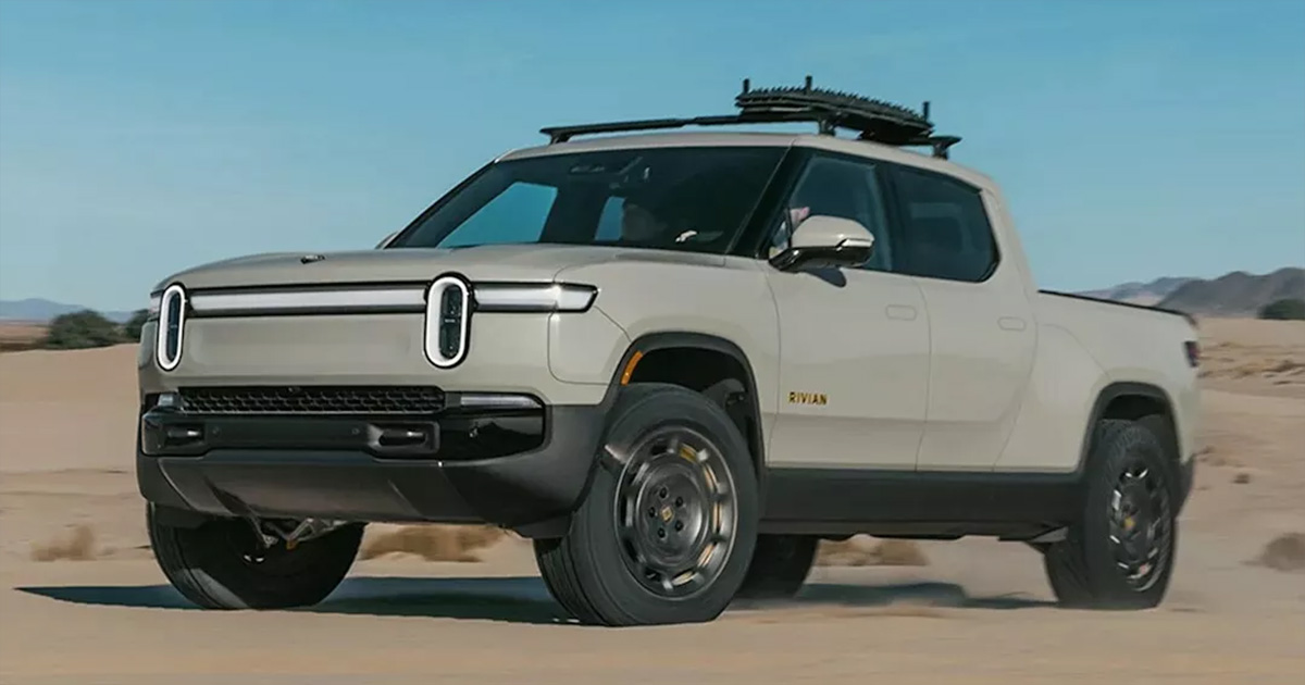 Rivian R1T и R1S получили особую серию California Dune Edition мощностью 850 л.с.