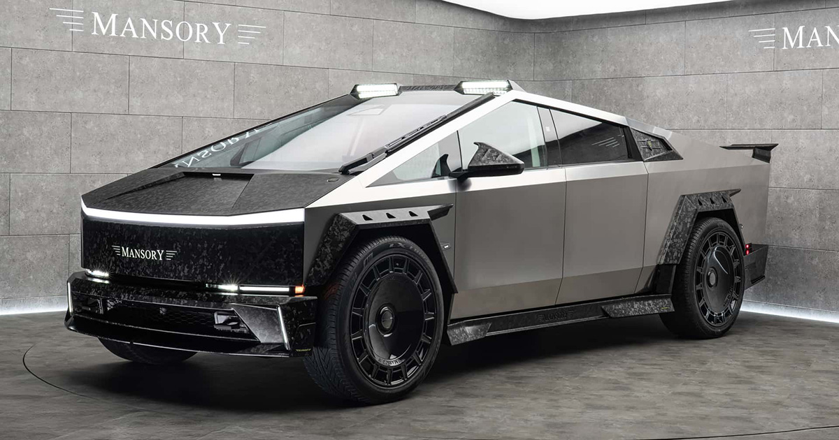 Mansory взяла Tesla Cybertruck и сделала его... хуже