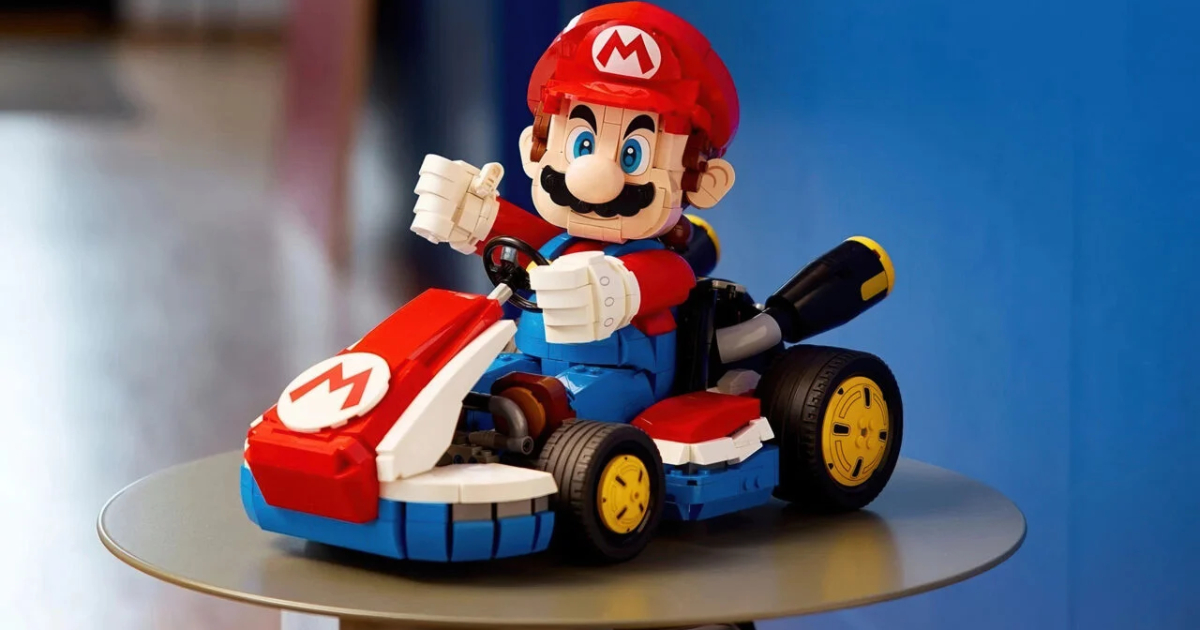 Фанаты Марио мимо не пройдут: Lego анонсировала набор Mario Kart: Mario & Standard Kart с 1972 деталями