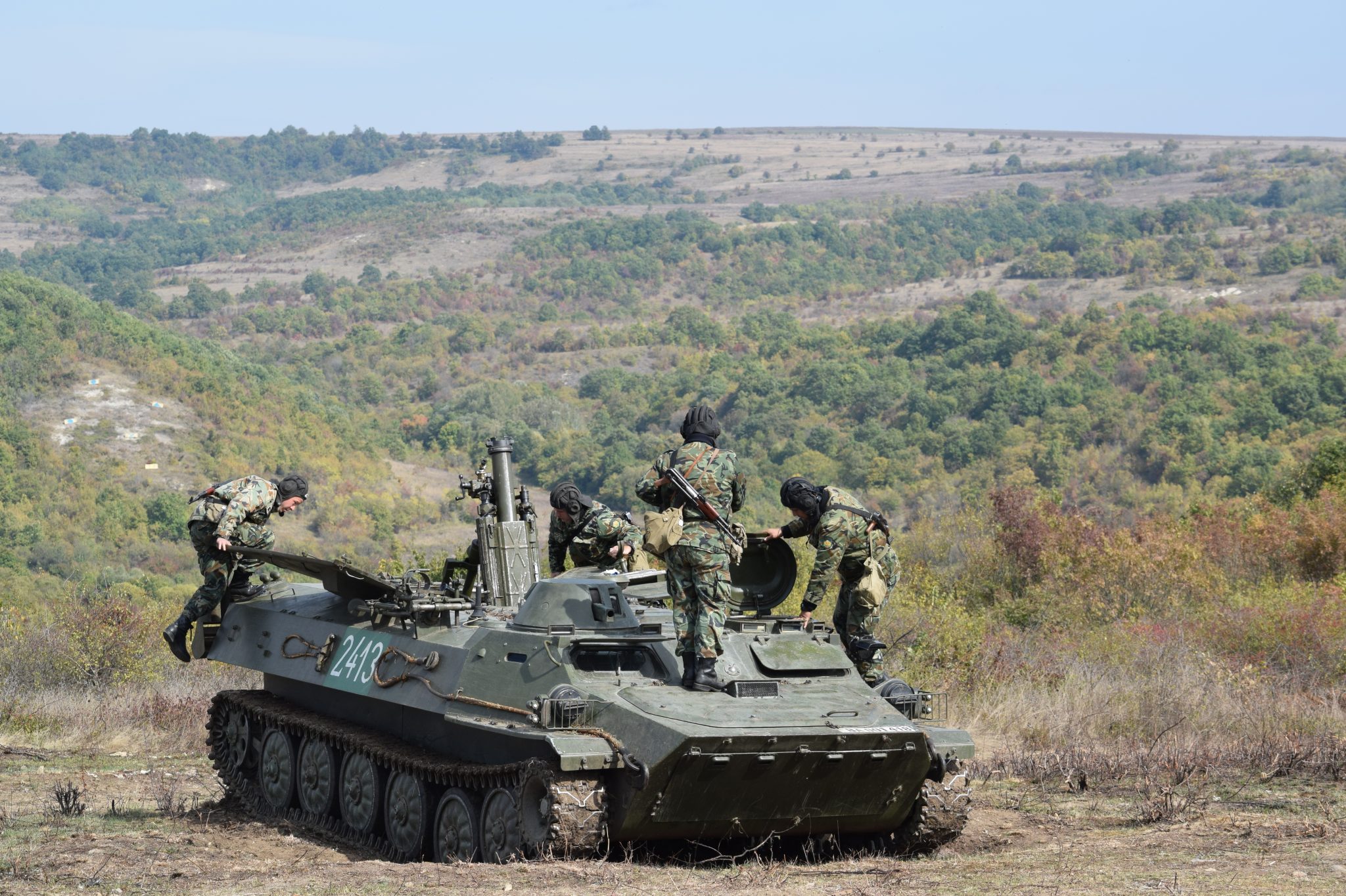 Украинские военные начали применять болгарские самоходные минометы 'Тунджа'