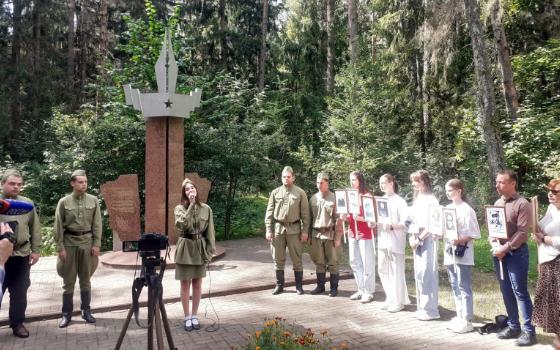 Акция Мечом и словом прошла на Поляне журналистов под Брянском