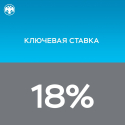 Центробанк повысил ключевую ставку до 18% годовых