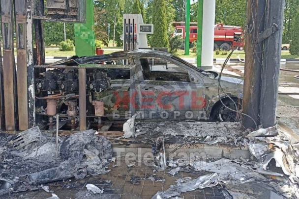 На заправке в Белгородской области случился взрыв