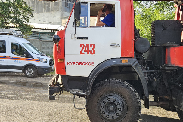 В Приозерске загорелся газопровод. Днем в городе были учения по легенде взрыва газа - фото и видео