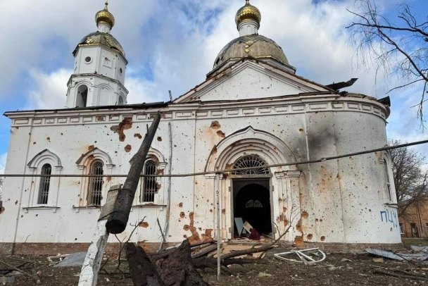 В Курской области церковь XIX века пострадала при обстреле. Храм недавно отреставрировали