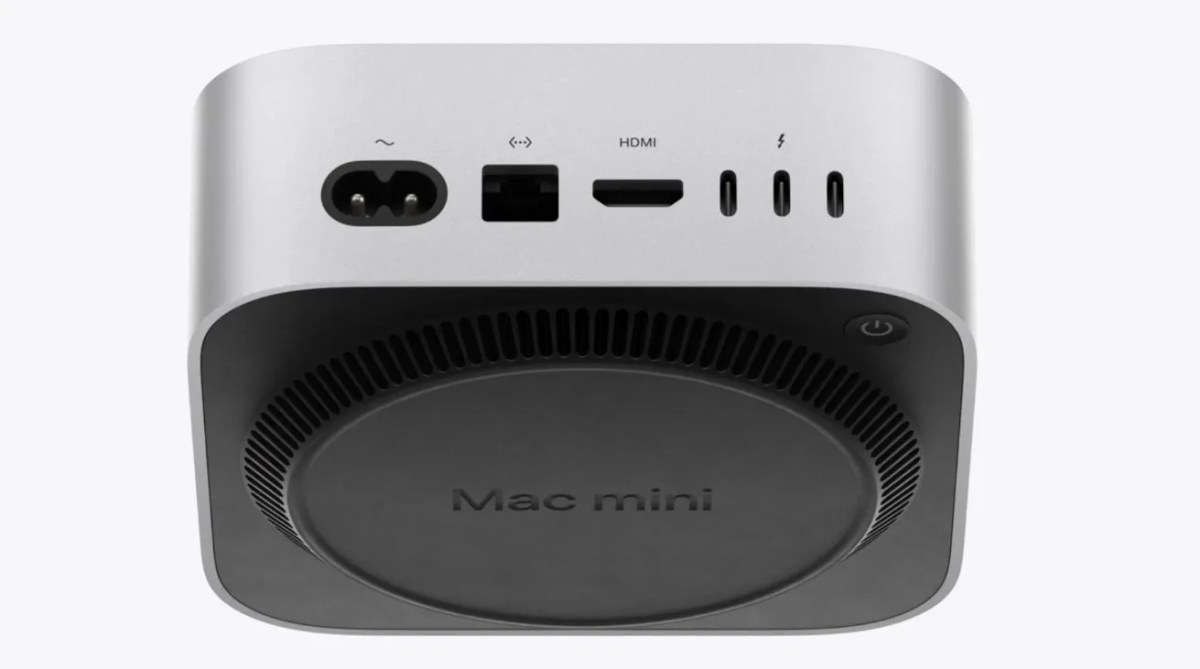 Apple перенесла кнопку питания в Mac mini M4 на дно корпуса