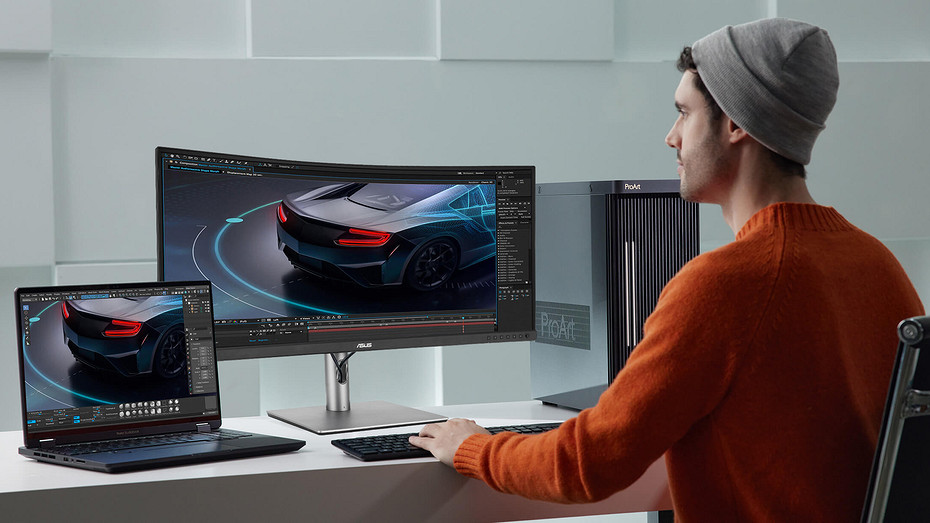 Представлен профессиональный монитор для дизайнеров ASUS ProArt PA34VCNV