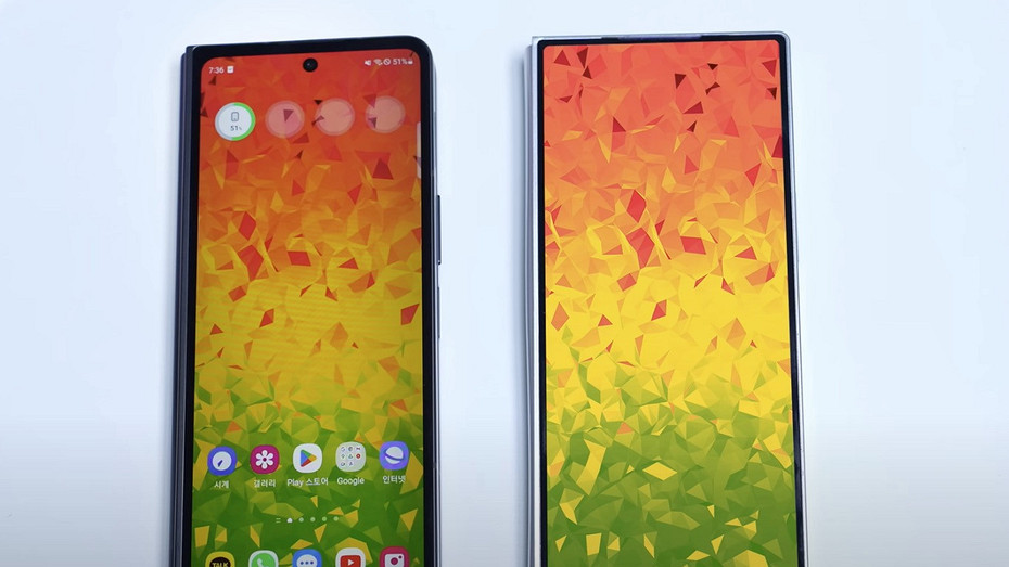 Муляж Samsung Galaxy Z Fold 6 сравнили на видео с Galaxy Z Fold 5