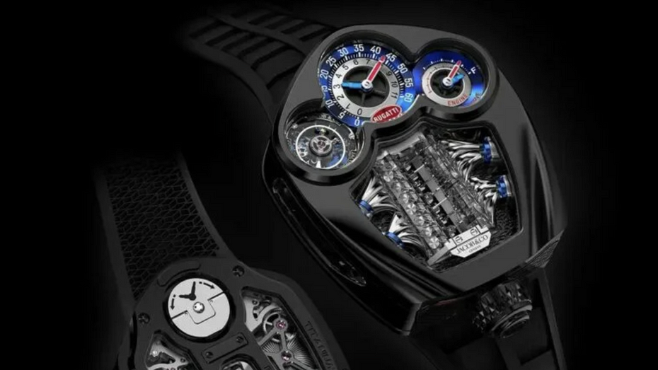 Представлены элитные часы Bugatti Tourbillon с мини-копией двигателя V16 за $340 000