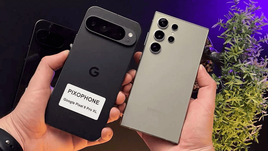 Google Pixel 9 Pro XL сравнили на видео с Samsung Galaxy S24 Ultra