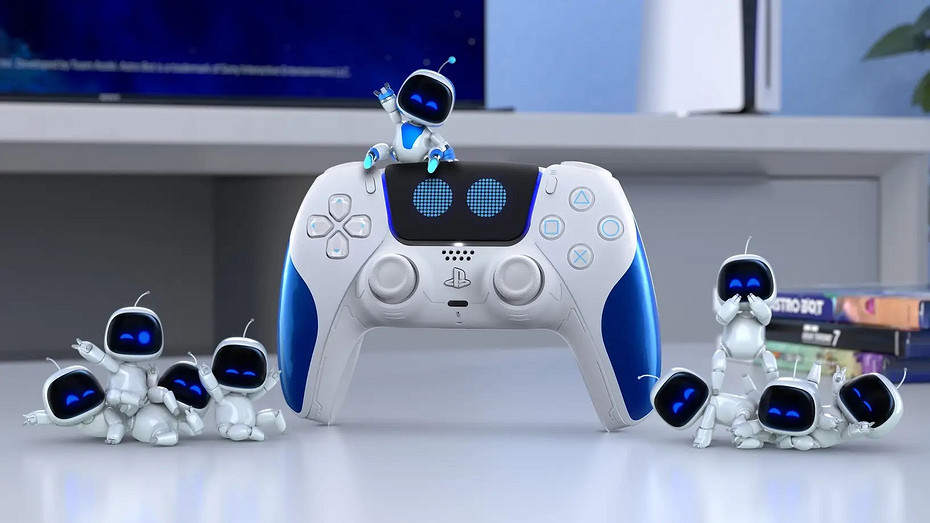 Sony представила лимитированный геймпад для PlayStation 5 в дизайне Astro Bot