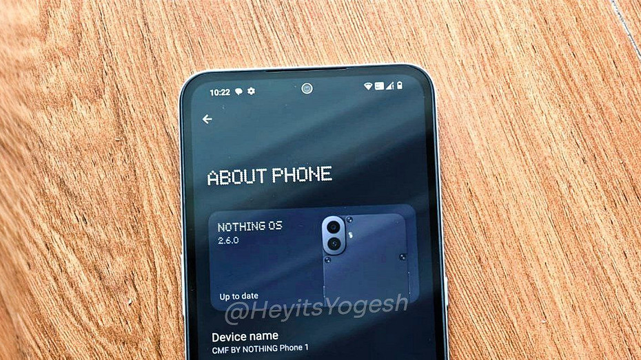Nothing CMF Phone 1 показали живьём за несколько дней до презентации