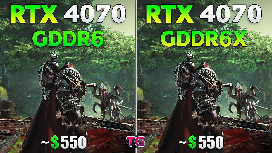 Важен ли тип памяти? Версии видеокарт GeForce RTX 4070 с GDDR6 и GDDR6X сравнили в 10 играх