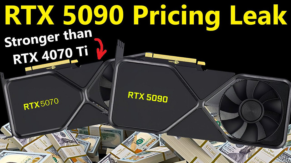 Названы цены будущих видеокарт GeForce RTX 5090, GeForce RTX 5080 и GeForce RTX 5070