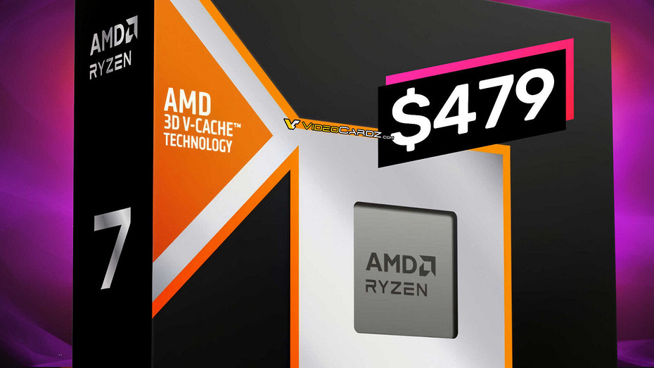 Лучший процессор для игр 2024 года AMD Ryzen 7 9800X3D оценили в $479