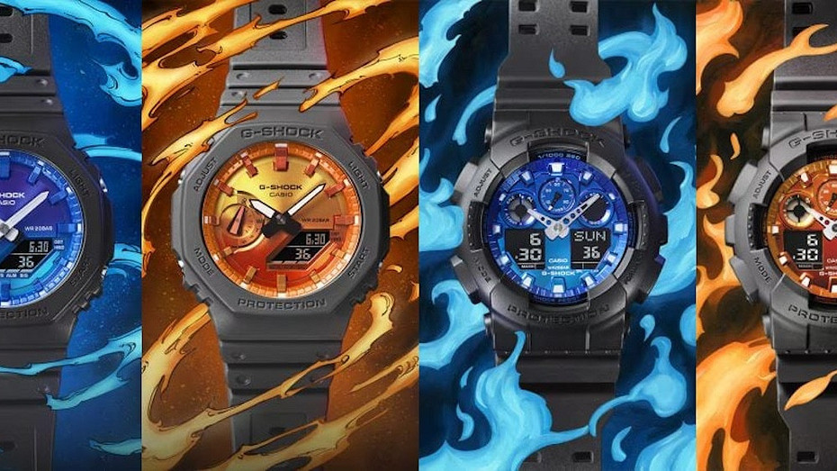 Casio представила лимитированную серию часов G-SHOCK Flame Inside с «огненным дизайном»