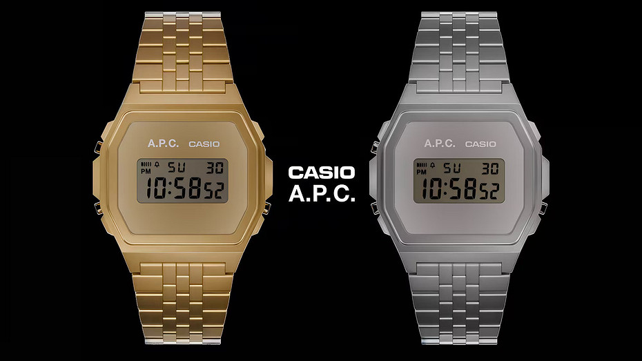 Casio и A.P.C. возродили две культовые модели часов из 1970-х