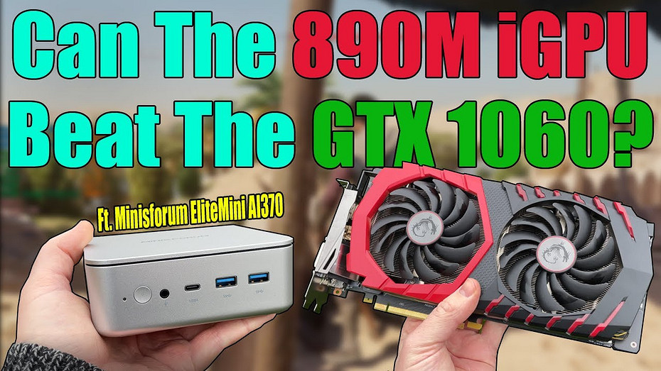 Может ли встройка одолеть дискретную видеокарту? Radeon 890M против GeForce GTX 1060 в 7 ААА-хитах