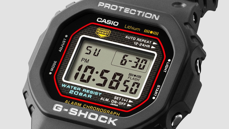 Casio перевыпустила самые первые в истории часы G-Shock