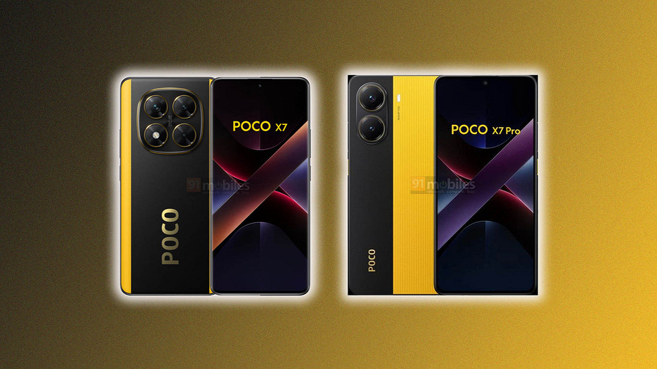 Poco X7 и Poco X7 Pro показали на официальных рендерах