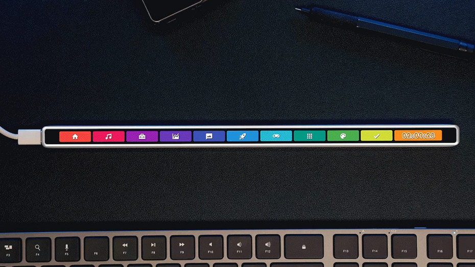 Помните Touch Bar в MacBook Pro? Китайцы выпустили отдельную сенсорную панель для любых устройств