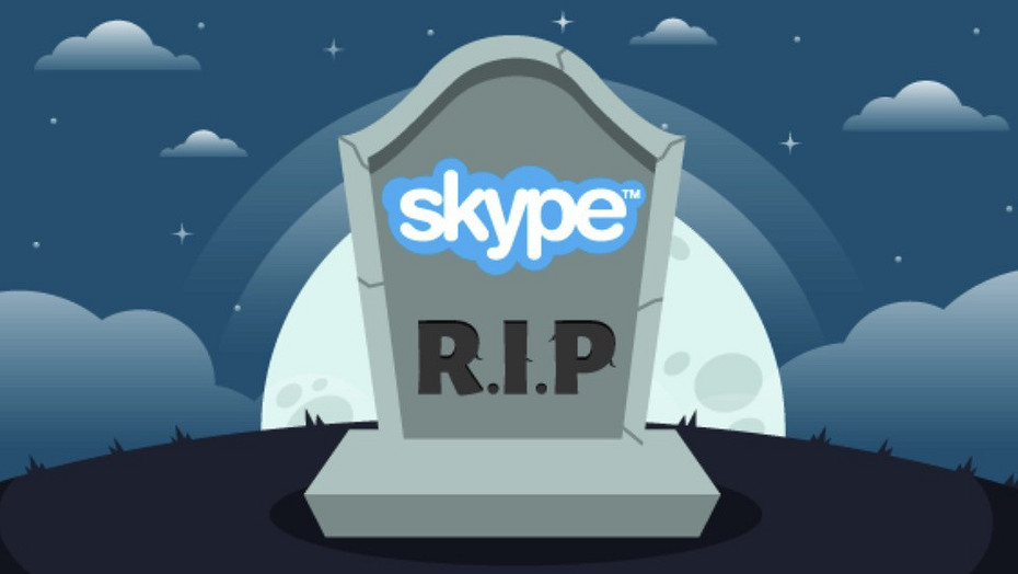 Скучать будем Microsoft окончательно похоронит Skype в мае