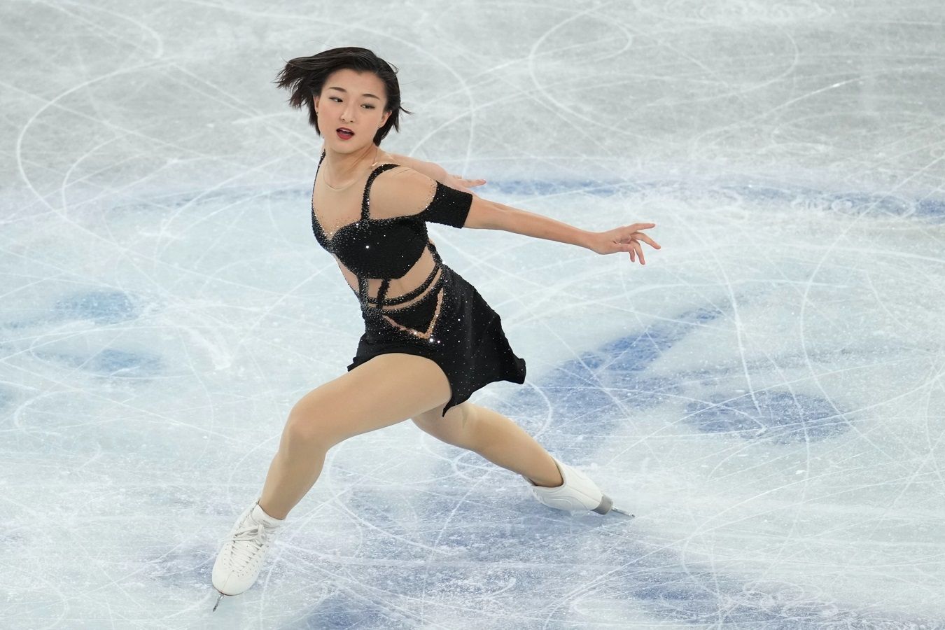 Каори Сакамото стала первой в короткой программе среди женщин на Skate Canada