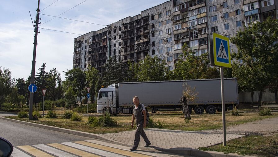 Ракету, предположительно, западного производства сбили над Мариуполем