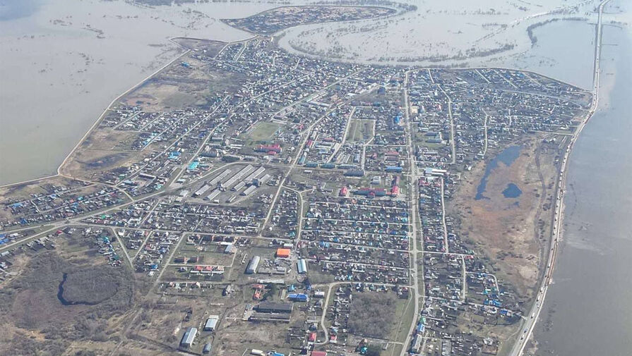 Уровень воды в Ишиме под Викулово достиг опасного уровня