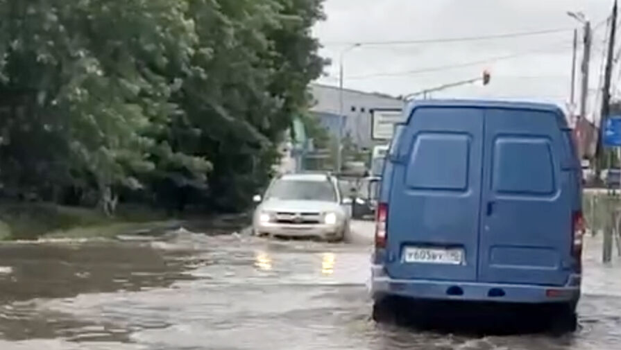 Последствия суперливня в Подмосковье попали на видео