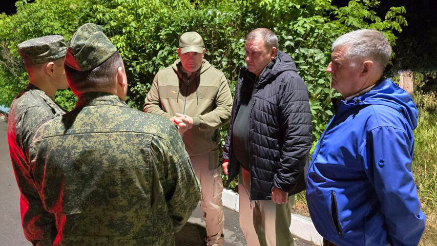 Пожар на объекте в Курской области локализовали