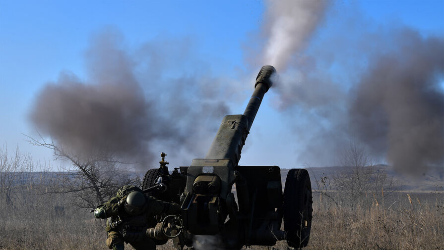 Под Северском в ДНР уничтожена украинская самоходка AS-90