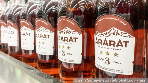 Армения решила переименовать армянский коньяк в Armenian brandy