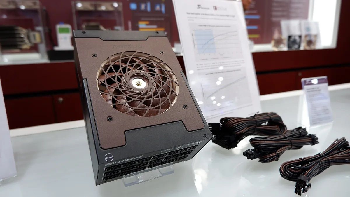 На выставке Computex 2024 обнаружили блок питания от Noctua