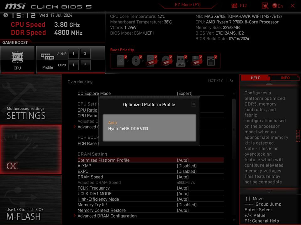 Зачем нужна функция AMD Optimized Performance Profile (OPP)