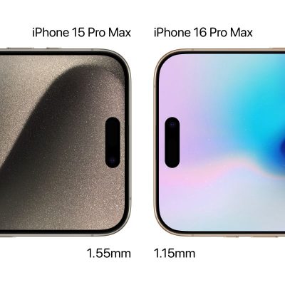 Рамка дисплея в iPhone 16 Pro Max окажется тоньше, чем в iPhone 15 Pro Max