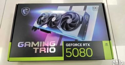 В сети появились фотографии видеокарты MSI GeForce RTX 5080 Gaming Trio