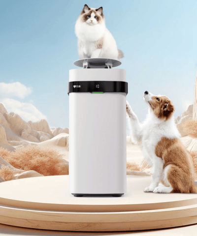 Xiaomi показал очиститель воздуха с подставкой для кошки  Beon X3 Pet Air Purifier