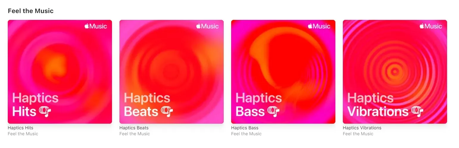 В Apple Music появилась тактильная музыка