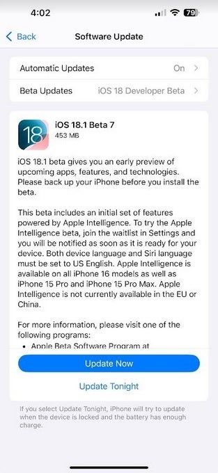 Совместимые модели iPhone приближаются к массовому запуску Apple Intelligence с выходом iOS 18.1