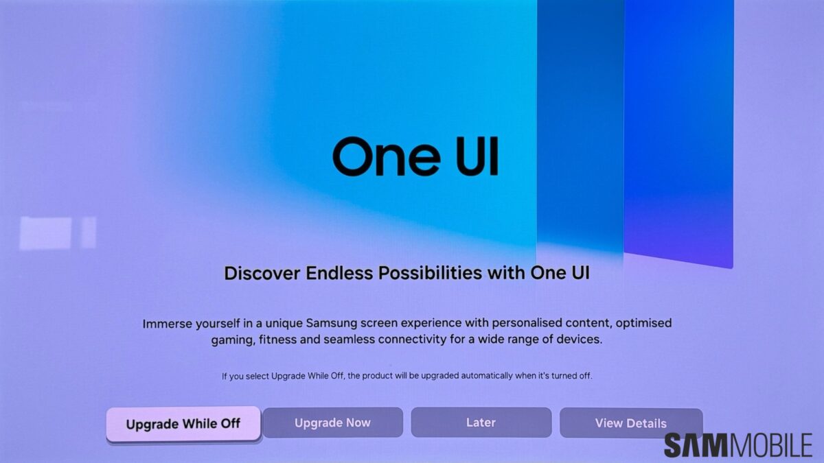 Samsung начала разворачивать обновление One UI для своих телевизоров