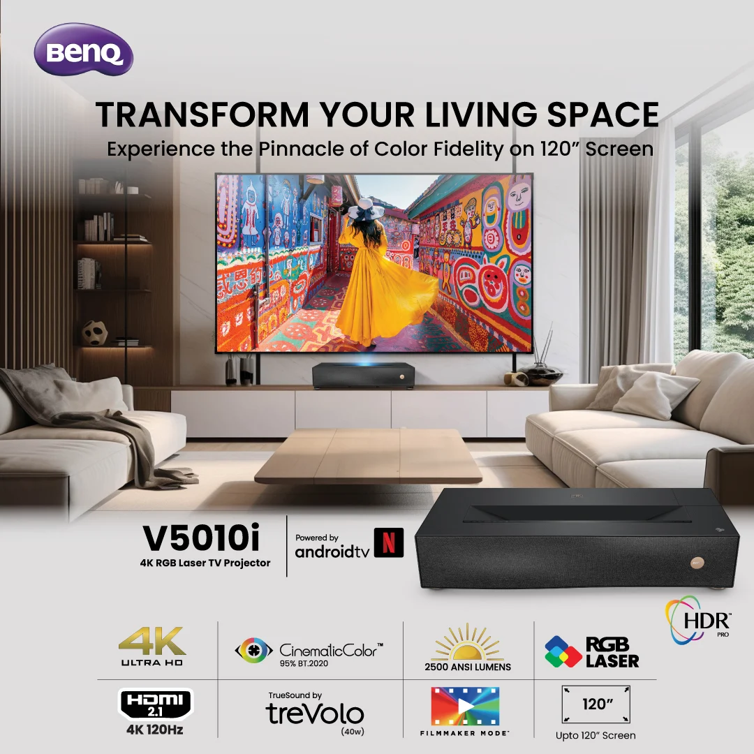 BenQ представила 4K RGB проектор V5010i