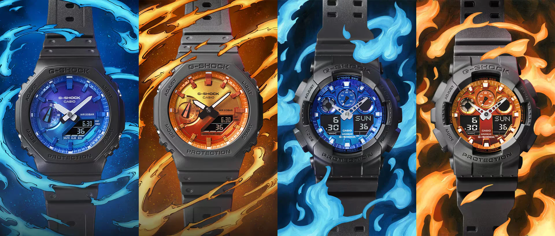 Casio представила новую серию часов G-SHOCK Flame Inside: сила огня и решимости