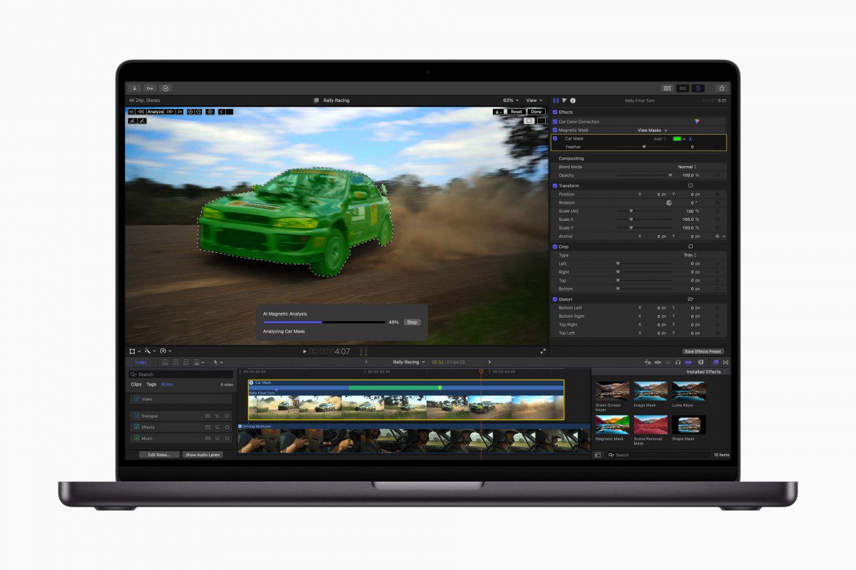 Apple анонсирует Final Cut Pro 11 с функциями ИИ и пространственным видеоредактированием