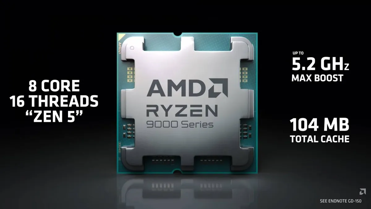 AMD представила процессор Ryzen 7 9800X3D