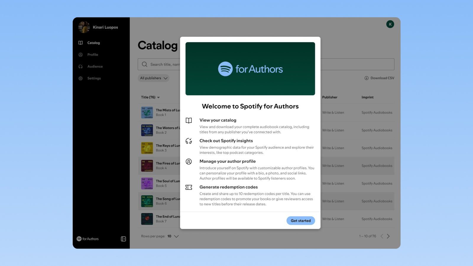 Spotify запускает платформу Spotify for Authors для авторов и издателей