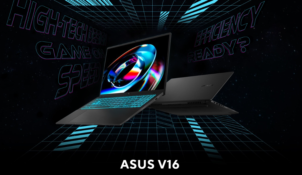 Представлен Asus V16: 16-дюймовый игровой ноутбук с Core i7, RTX 4050 и дисплеем 144 Гц