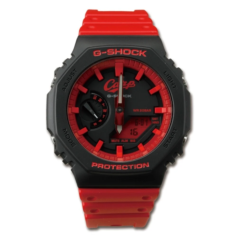 Casio выпустила часы G-Shock GA-2100 Carp Limited Edition с культовым красно-черным дизайном