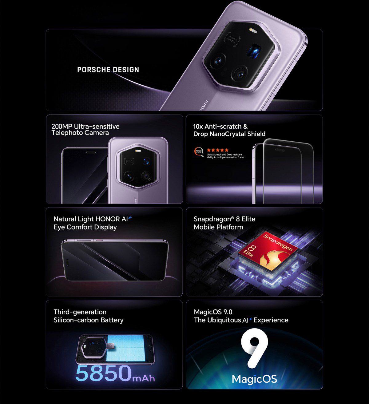 Honor Magic7 RSR Porsche Design теперь продаётся на европейском рынке