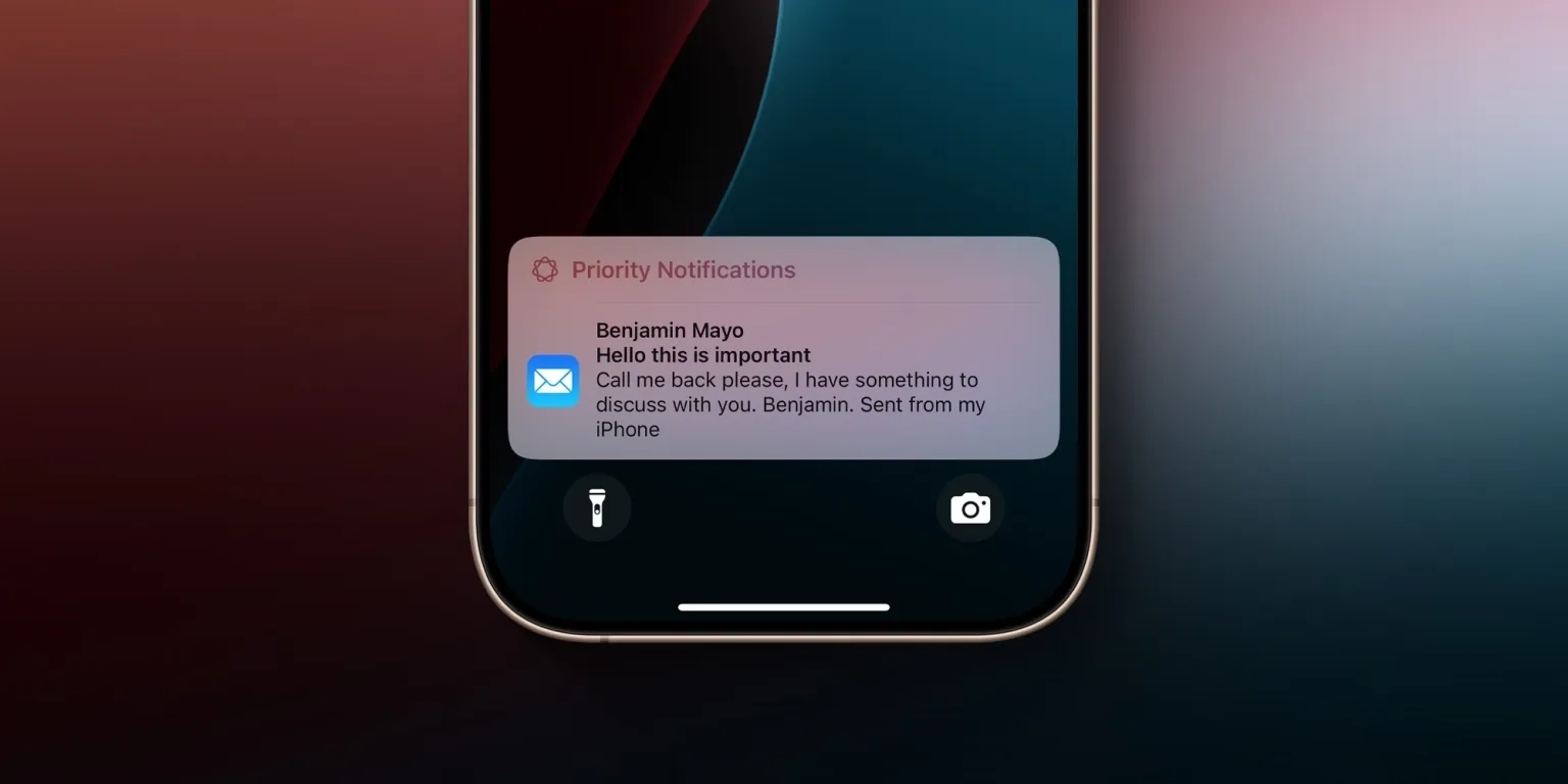 В iOS 18.4 появятся Приоритетные уведомления на базе Apple Intelligence